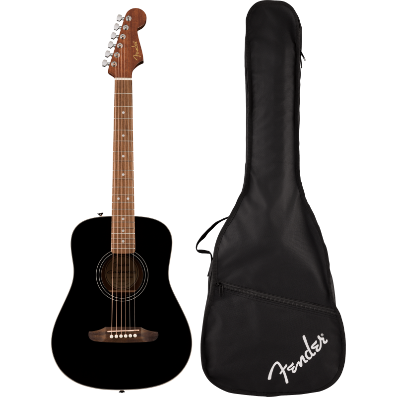 FENDER CALIFORNIA STANDARD REDONDO MINI WB IB BLK GITARA AKUSTIČNA