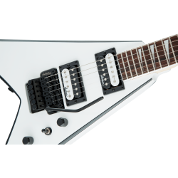 JACKSON JS32 King V AH FB WHT W/BLK BVL GITARA ELEKTRIČNA