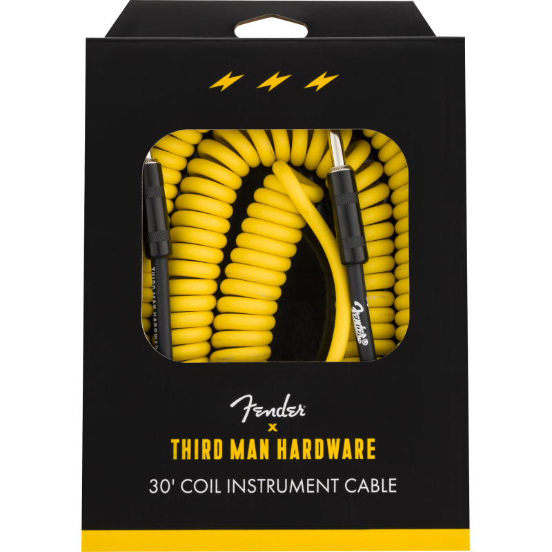 FENDER INSTRUMENT THIRD MAN YLW 9m JACK WHITE KABEL