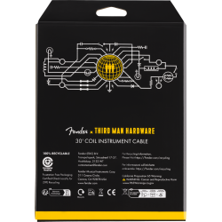 FENDER INSTRUMENT THIRD MAN YLW 9m JACK WHITE KABEL