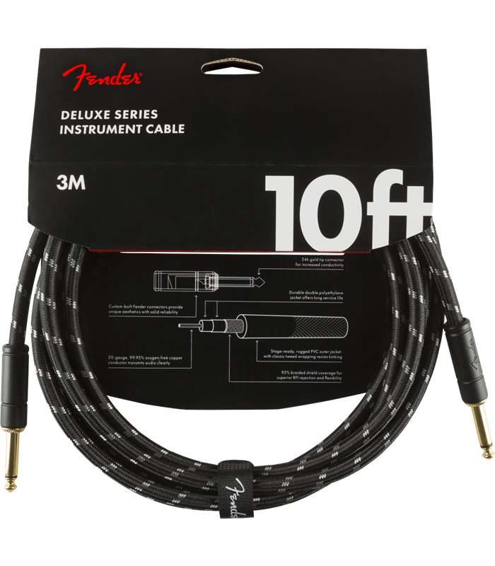 FENDER INSTRUMENT DELUXE 10' BTWD 3m KABEL