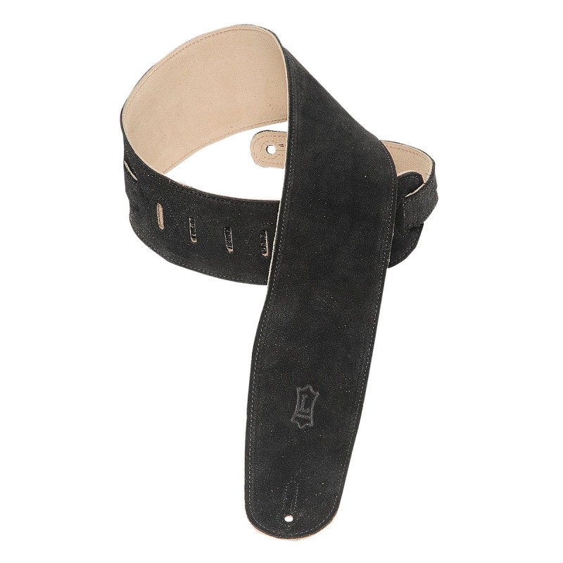 LEVY'S 3.5" LEATHER BASS MS4-BLK REMEN