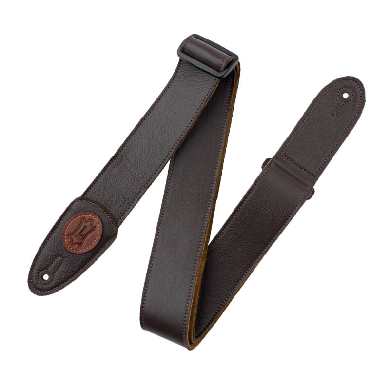 LEVY'S 2" SIGNATURE LEATHER GARMENT DARK BROWN REMEN