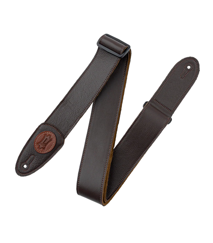 LEVY'S 2" SIGNATURE LEATHER GARMENT DARK BROWN REMEN