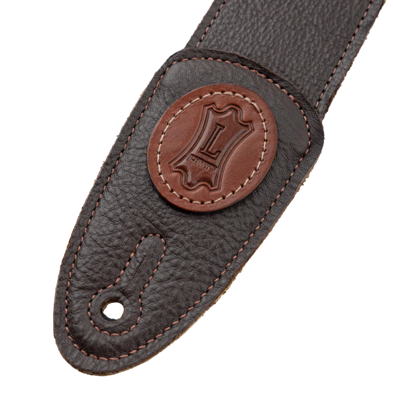 LEVY'S 2" SIGNATURE LEATHER GARMENT DARK BROWN REMEN