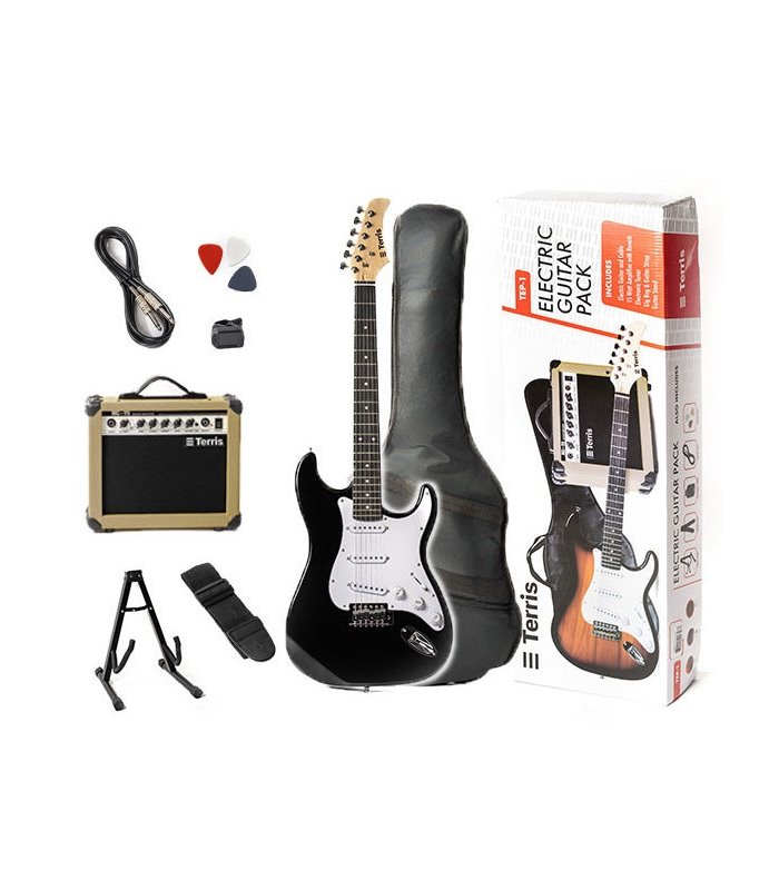 TERRIS TEP1BLK GUITAR SET GITARA ELEKTRIČNA