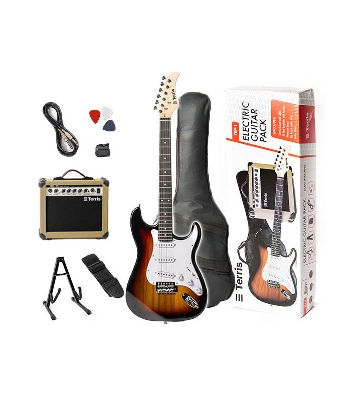 TERRIS TEP1SB GUITAR SET GITARA ELEKTRIČNA