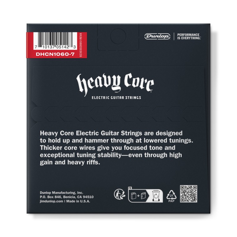  DUNLOP EL-DHCN1060 HEAVY CORE 7 ŽICA ŽICE