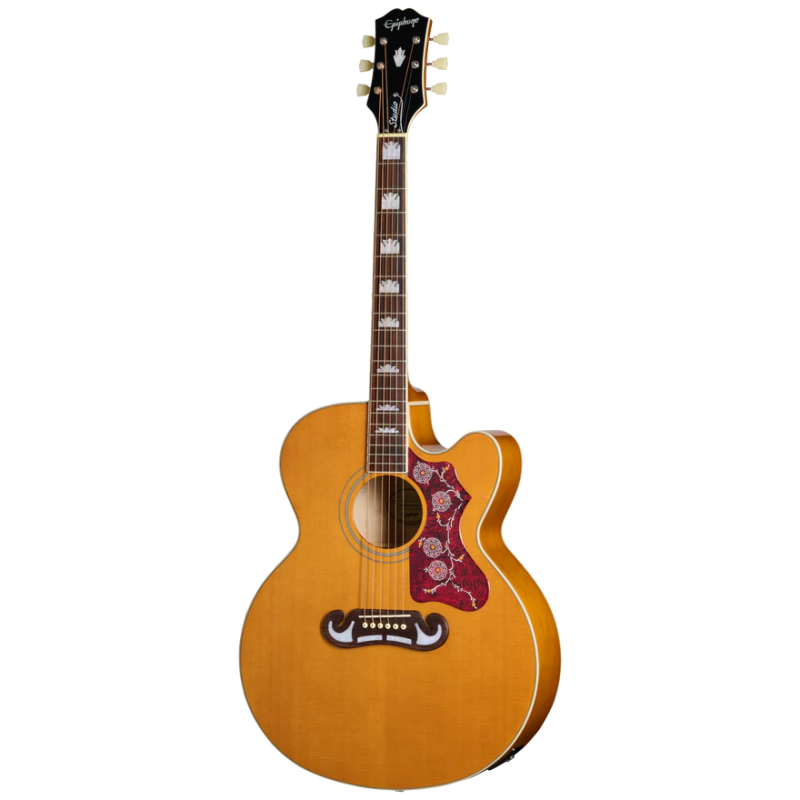 EPIPHONE J-200 EC STUDIO NATURAL GITARA ELEKTRO-AKUSTIČNA