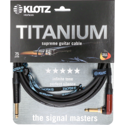 KLOTZ INSTRUMENTALNI TITANIUM TIR-0300PSP 3m kutni KABEL