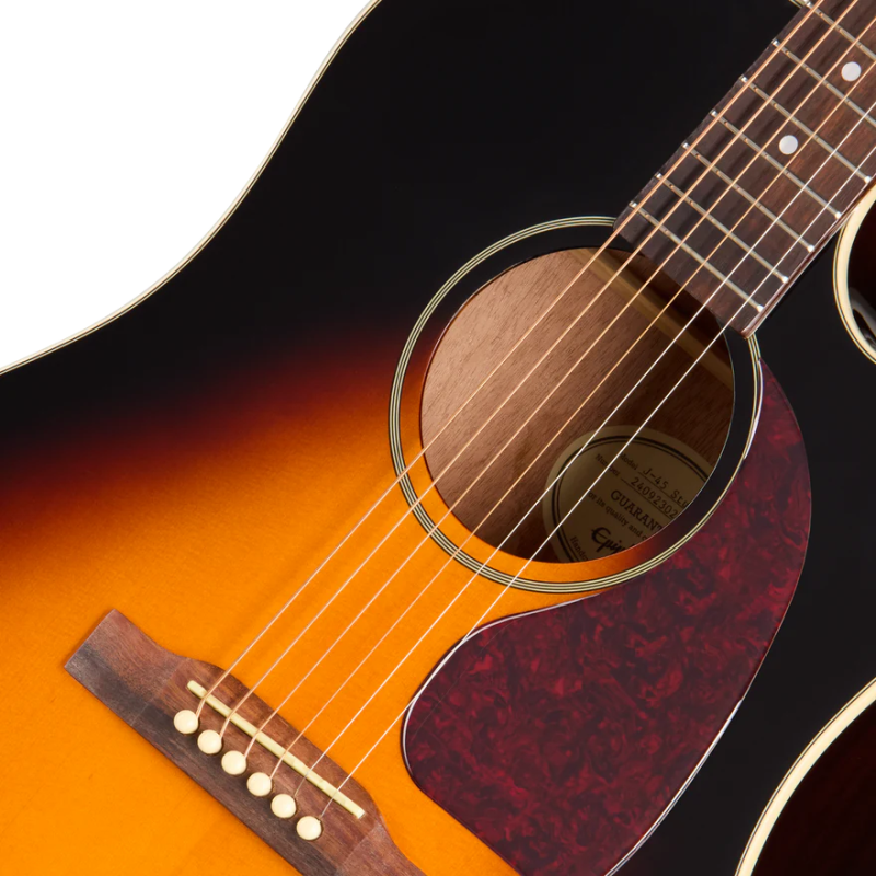EPIPHONE J-45 STUDIO EC VINTAGE SUNBURST s navlakom ELEKTRO-AKUSTIČNA GITARA