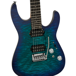 CHARVEL PRO-MOD PLUS DINKY D24 E HH 2PT QM CHLRN BRST GITARA ELEKTRIČNA