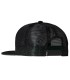 GIBSON SLASH SKULLY TRUCKER HAT BLACK/GREEN KAPA