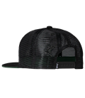 GIBSON SLASH SKULLY TRUCKER HAT BLACK/GREEN KAPA