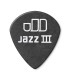 JIM DUNLOP TORTEX PITCH BLACK JAZZ III 1.14 TRZALICA