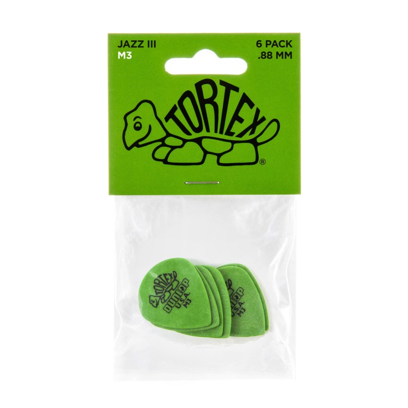 JIM DUNLOP TORTEX JAZZ 472PM3 MEDIUM PACK TRZALICE