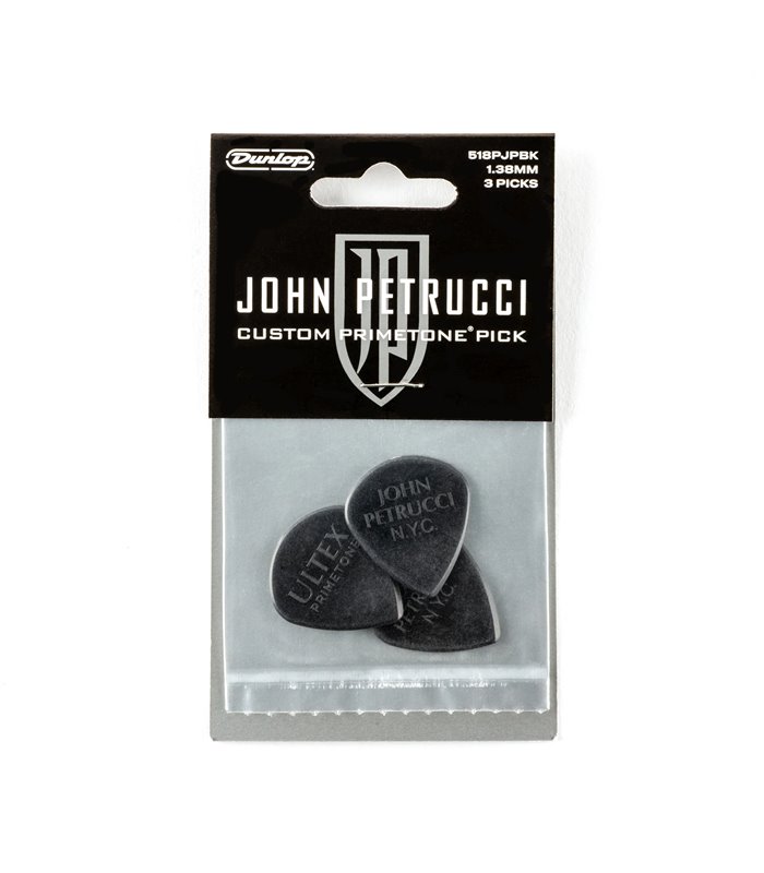 JIM DUNLOP PETRUCCI JAZZ III PRIMETONE 1,38 BLK PACK TRZALICE