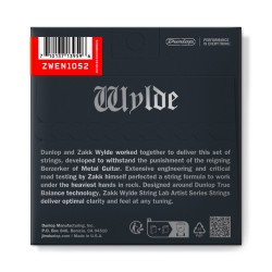 DUNLOP EG-NKL 10/52 ZAKK WYLDE ŽICE