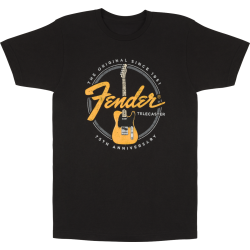 FENDER TELECASTER 75th BLACK XL MAJICA