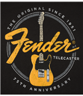 FENDER TELECASTER 75th BLACK XL MAJICA