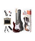 TERRIS TEP-1RD MINI GUITAR SET RED GITARA ELEKTRIČNA