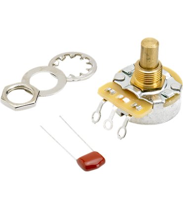 FENDER NO-LOAD 250K SOLID SHAFT POT (VOL./TONE) POTENCIOMETAR