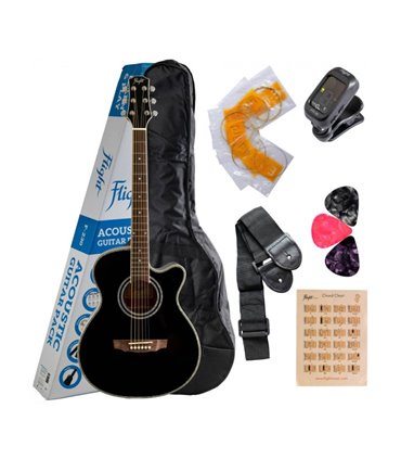 FLIGHT F230 BLK SET GITARA AKUSTIČNA