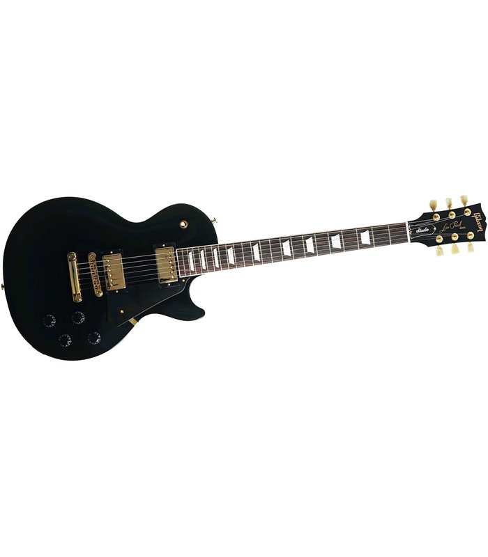 GIBSON LES PAUL STUDIO EXCLUSIVE EBONY GOLD HARDWARE LTD GITARA ELEKTRIČNA