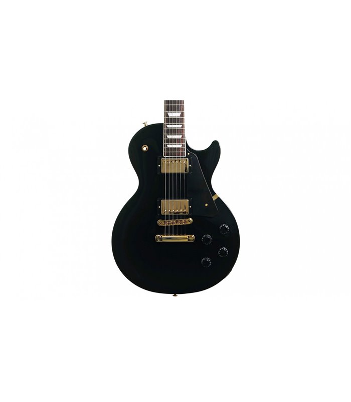 GIBSON LES PAUL STUDIO EXCLUSIVE EBONY GOLD HARDWARE LTD GITARA ELEKTRIČNA