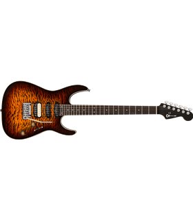 CHARVEL PRO-MOD PLUS DINKY D24 HSS E 2PT QM AMBER TIGER EY GITARA ELEKTRIČNA