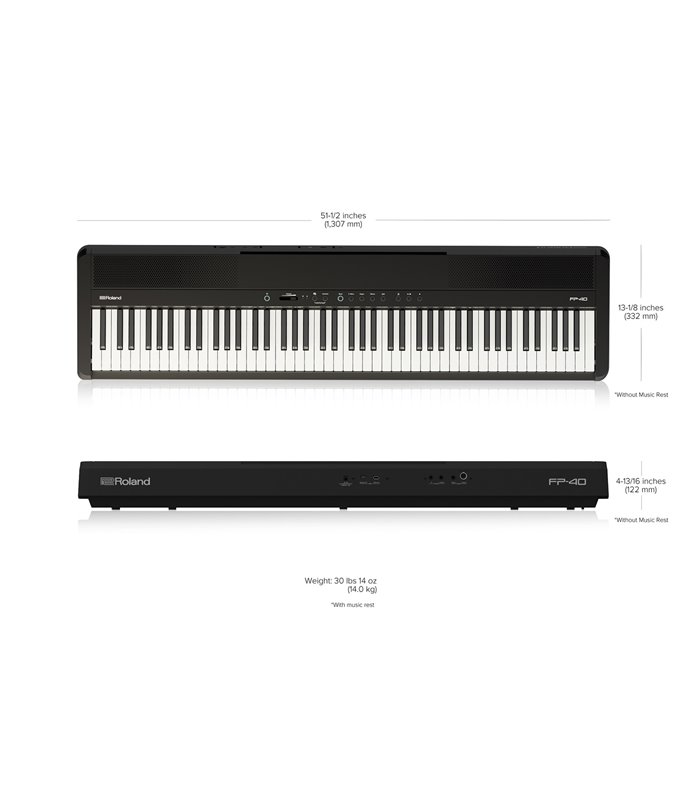 ROLAND FP-40 BK DIGITALNI PIANINO