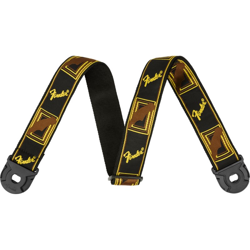 FENDER QUICKGRIP BL/YL/BR MONO REMEN