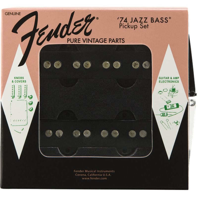 FENDER PURE VINTAGE 74 JAZZ BASS SET PICKUP