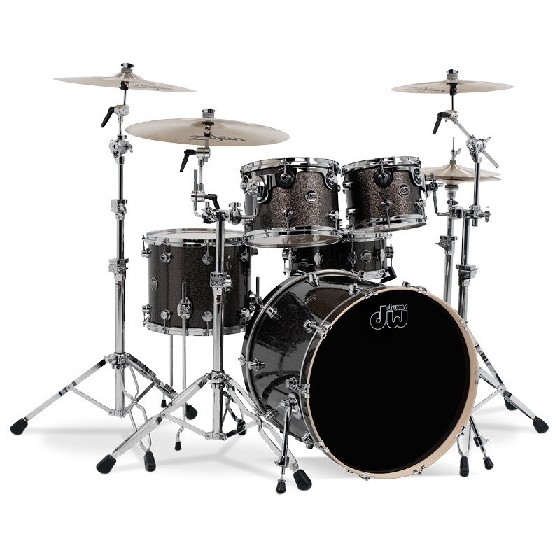 BUBANJ DW PERFORMANCE PEWTER SPARKLE (22,10,12,14,14) SHELL PACK