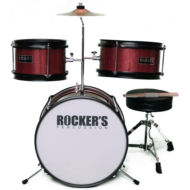 BUBANJ ROCKERS JBJ-1047 RD JUNIOR 3/14 + činele + stolica