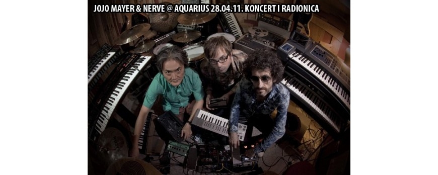 Jojo Mayer &amp; NERVE @ Aquarius 28.04.11. koncert i radionica