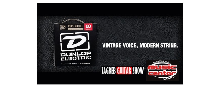 ZAGREB GUITAR SHOW-Osvoji godišnju zalihu Dunlop žica za električnu gitaru