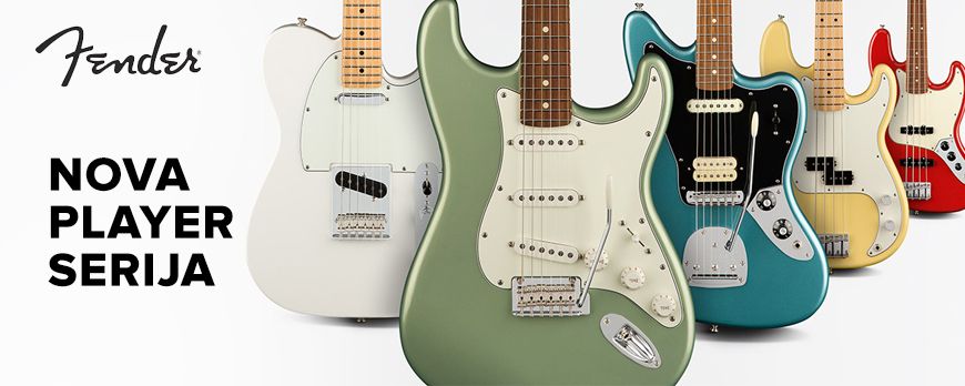 Nova Fender Player serija gitara
