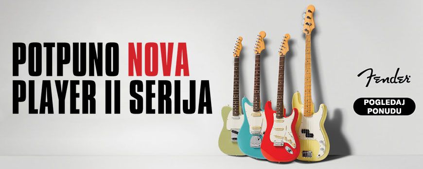 NOVO - Fender Player II serija!