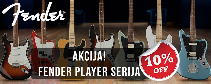 -10% AKCIJA na cijelu Fender Player seriju!