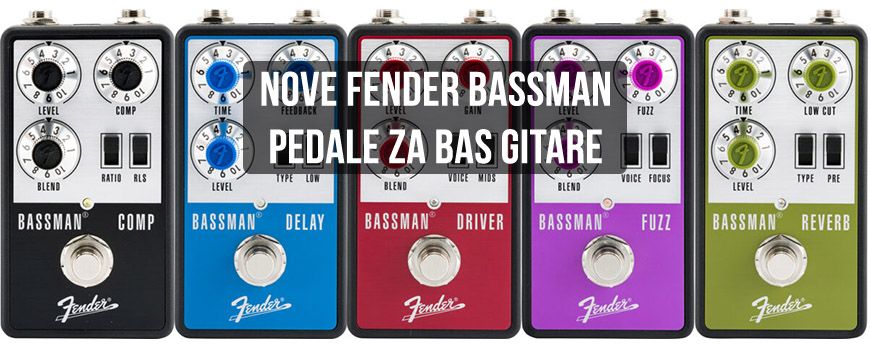 NOVO! Fender Bassman pedale