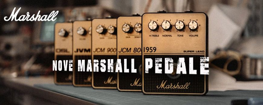 Nove Marshall pedale