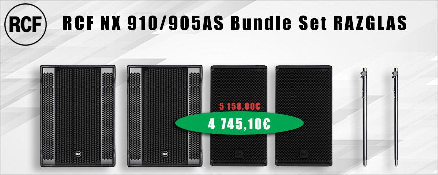 RCF NX 910/905AS Bundle Set Razglas AKCIJA