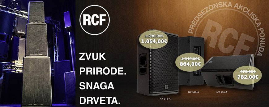 AKCIJA - RCF NX zvučne kutije
