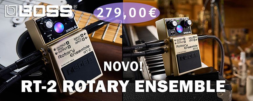 NOVO: BOSS RT-2 Rotary Ensemble - Vintage Rotary Zvuk u Kompaktnoj Pedali!