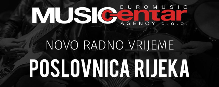 Novo radno vrijeme poslovnice Music Centar Rijeka