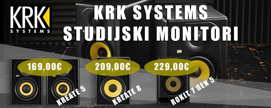 NOVO: KRK Systems studijski monitori
