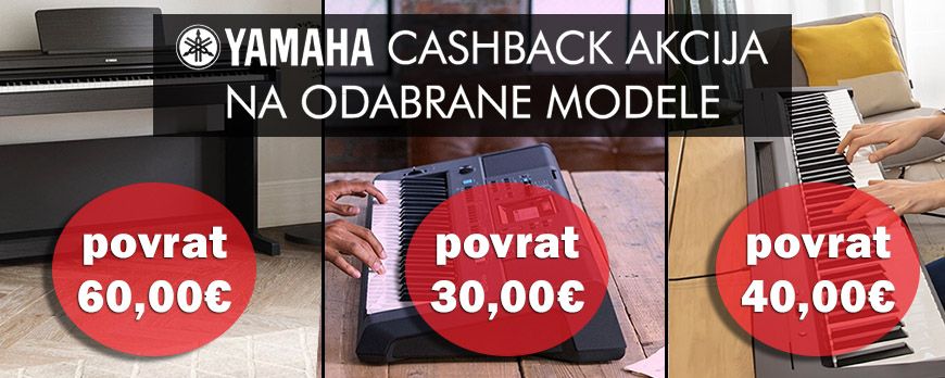 AKCIJA - Yamaha Cashback