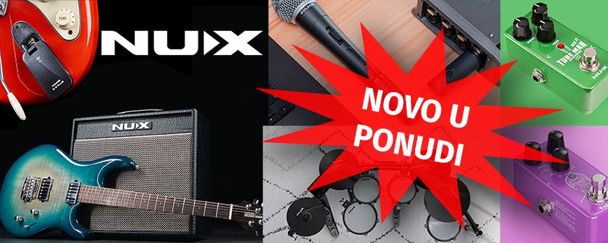 NOVO U PONUDI: NUX - za glazbenike svih stilova!