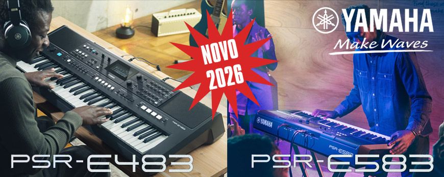NOVO! Yamaha PSR-E483 & PSR-E583 synthesizeri!